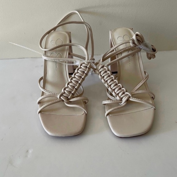 Jessica Simpson Women’s Slip On Leather Dress Shoes Sandals - Picture 4 of 12